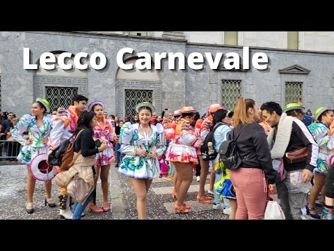 Walk with me to see LECCO Carnevale 🇮🇹2023!/Italy #walking #como