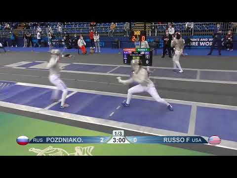 Budapest 2021 SWS - L32 - Pozdniakova RUS v Russo USA