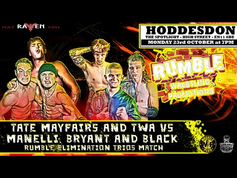 Sid Manelli, Nino Bryant, Danny Black vs TWA and Tate Mayfairs (Rumble Rules Elimination Tag Match)