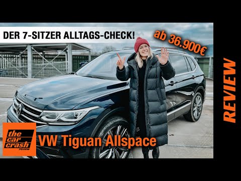 VW Tiguan Allspace Facelift (2022) Alltags-Check mit dem 7-Sitzer! 💺 Fahrbericht | Review | Test