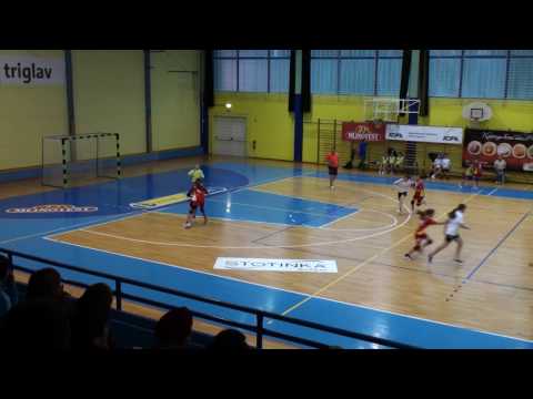 1.DL ZAHOD - Mlajše deklice B (l.03); ŽRK Mlinotest Ajdovščina : RK Šempeter Vrtojba (28:14) 2.krog