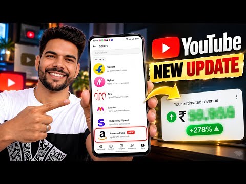 YouTube Shopping में बड़ा Update! 😱 Amazon India NEW Seller | Earning कैसे होगी?