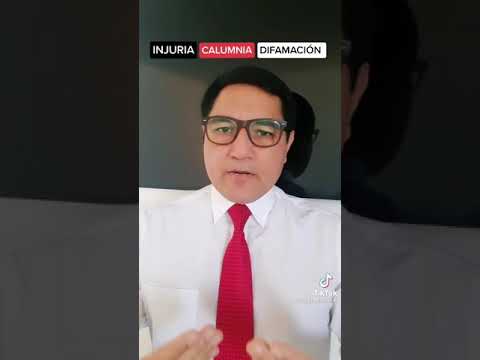 Diferencia entre Injuria, Calumnia y Difamación