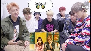 BTS REACTION TO GFRIEND EUNHA & TEEN TOP CHUNJI HOLD YOUR HAND MV