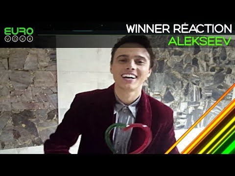 ALEKSEEV reaction after winning with 'Forever' | Belarus Eurovision 2018 | Eurovoxx