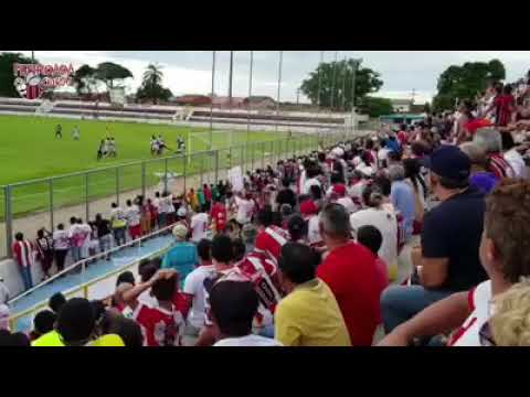 Fim de jogo! Ferroviário 1x0 Guarani de Juazeiro, gol de Mazinho. Crédito do vídeo: Ferroada Coral.