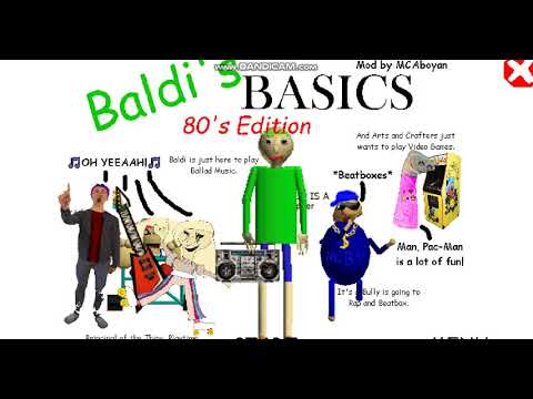 Baldi's Basics 80's Edition but Wrong Answers Only and What is even going on??