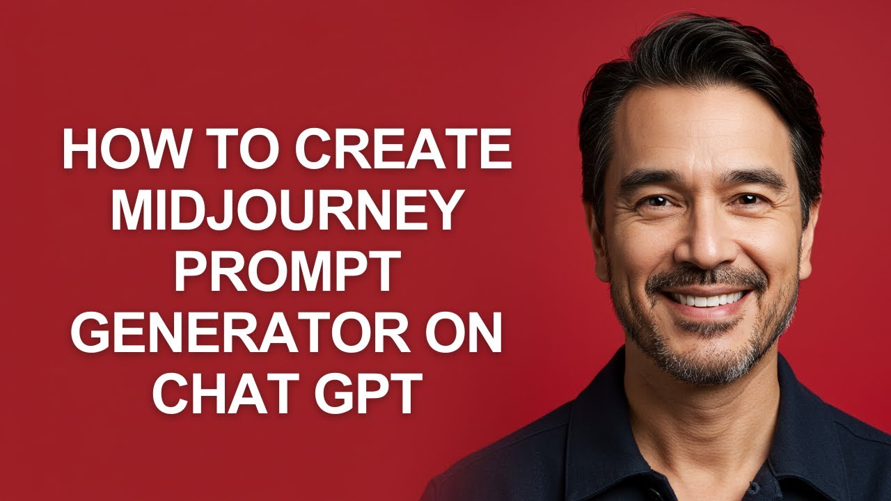 How to Create Midjourney Prompt Generator on Chat Gpt - KevinHowTo