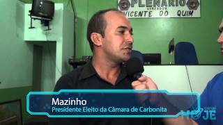 preview picture of video '[O Vale Hoje] Eleição da mesa diretora da Câmara Municipal de Carbonita'