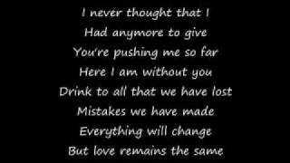 Love Remains the Same (With Lyrics) - Gavin Rossdale