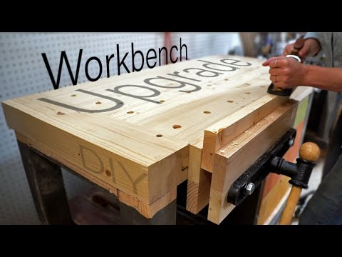 DIY Workbench with Vise and Dog Holes | HW|Designs