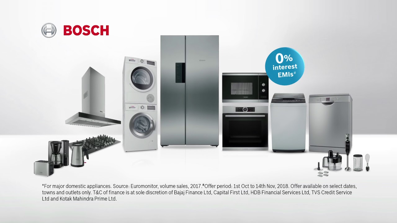 Bosch Product Range | Zero EMI | TVC | English