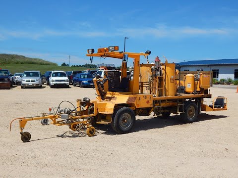 M-B Companies Inc. Line Painting Truck - Wisconsin Surplus Online Auction