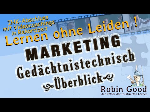 Marketing, gedächtnistechnisch, Überblick