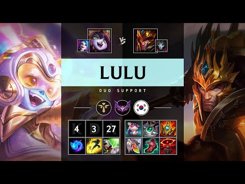Lulu Support vs Jarvan IV: Vision Controller - KR Master Patch 14.18