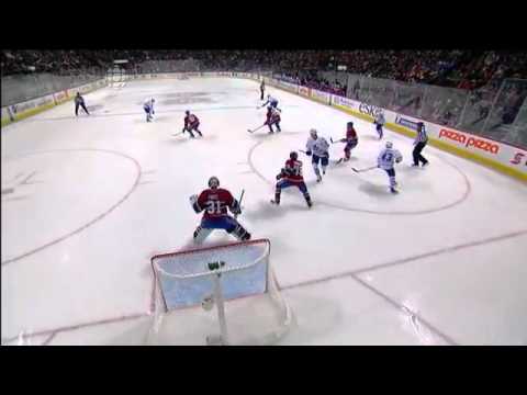 Leafs @ Canadiens - David Steckel Goal