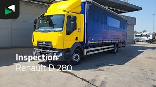 N&aacute;kladne vozidlo s posuvnou plachtou Renault D 280 4X2 8,50m Box 13t Automatic Tailgate Euro 6 | Obraz 4 - Autoline