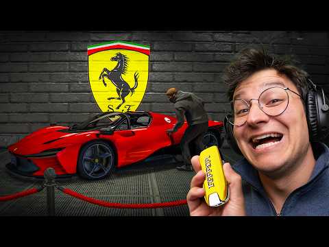 I'm stealing ALL the FERRARIs in LOS SANTOS on GTA 5! 🏎
