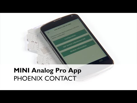 MINI Analog Pro signal conditioners – Configuration via smartphone app