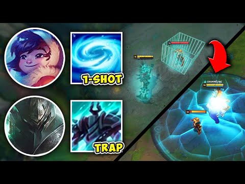 YOU CAN'T DODGE NUNU ULT IF YOU’RE STUCK IN MORDE ULT (HILARIOUS COMBO) - League of Legends