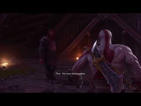 Thor Meets The Blade Of Olympus - God Of War Ragnarok