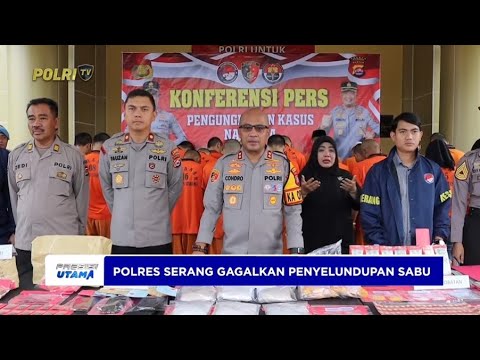 POLRES SERANG BERHASIL GAGALKAN PENYELUNDUPAN 3 KG SABU TUJUAN NTB