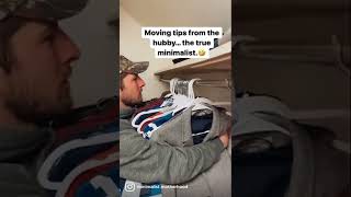 Moving tips!! We decided to pack up & move in 24 hours!🥴 #movingvlog #movingtips #minimalist