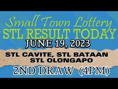 STL CAVITE, STL BATAAN & STL OLONGAPO 2ND DRAW 4PM RESULT JUNE 19, 2023 #stlCavite