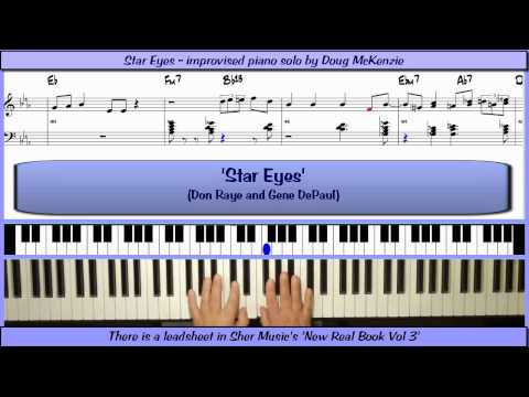 'Star Eyes' - jazz piano tutorial