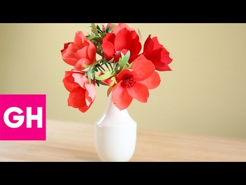How to Make Crepe Paper Flowers | GH