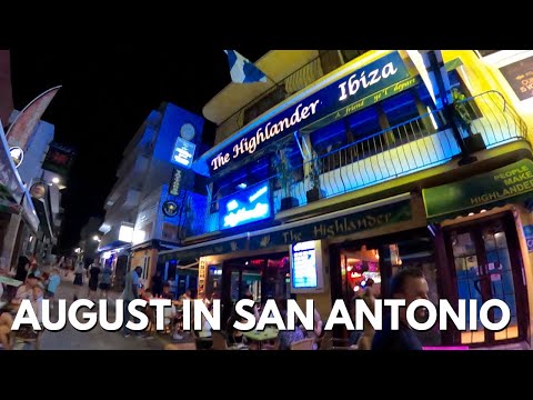 San Antonio Ibiza In August, Ibiza's West End Is Open