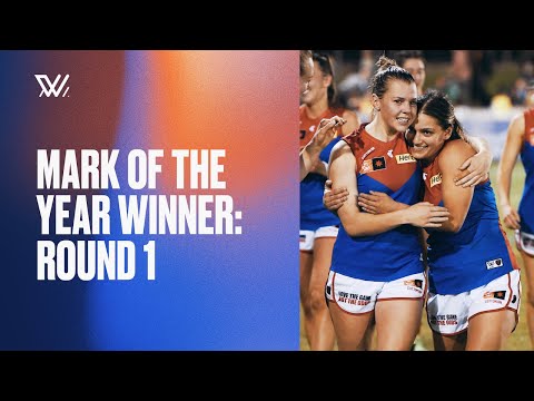 Toyota AFLW Mark of the Year: Round 1 winner