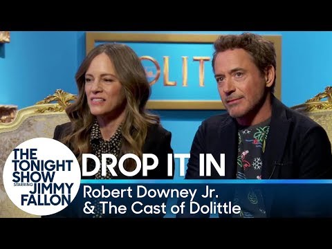 Jimmy Has Robert Downey Jr. and the Dolittle Cast Secretly Slip Funny Words into Interviews