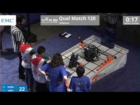 VEX Worlds 2016 - VEXIQ Middle School - Science - Qual 120 (56368 10691) 84