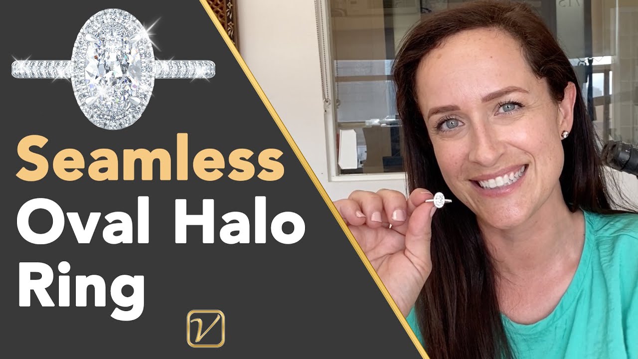 Oval Diamond - What Makes This Seamless Oval Halo Engagement Ring Sparkle More Than Others
