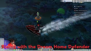 The Sims 4 - Aqua-Zipping at Night with the Dream Home Defender