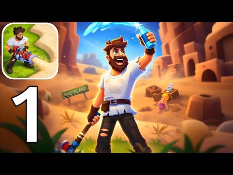 Wasteland Life: Survival Idle – Gameplay Walkthrough Part 1 – First Shelter Expansion (iOS, Android)