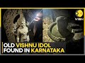Karanataka Old Vishnu Idol Shivling Found Near Krishna River A Milestone For Historians WION