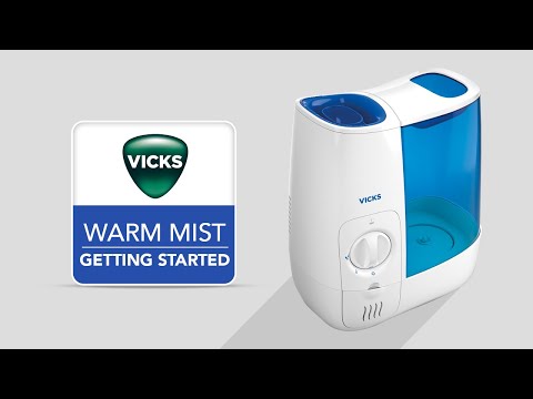 Vicks Warm Mist Humidifier VWM845 - Getting Started