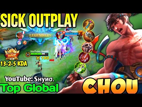 CHOU BEST BUILD IN 2022 | TOP GLOBAL CHOU YouTube: Sнуиσ. - MOBILE LEGENDS