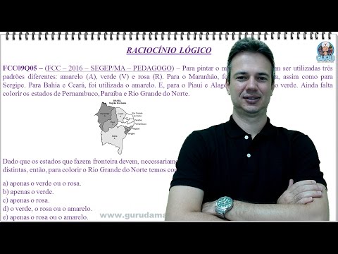FCC09Q05 - FCC - 2016 - SEGEP/MA - RACIOCÍNIO LÓGICO