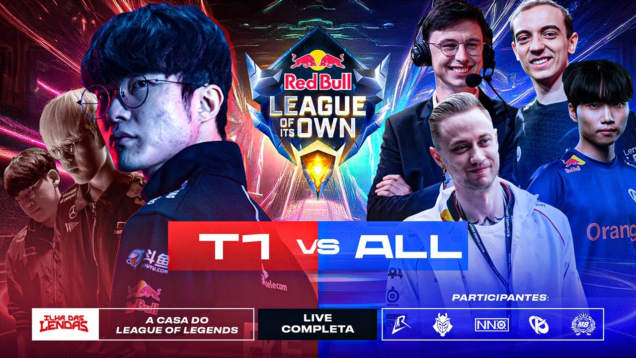 T1 CONTRA O MUNDO: T1 x M8 | Red Bull League of Its Own - !redbull