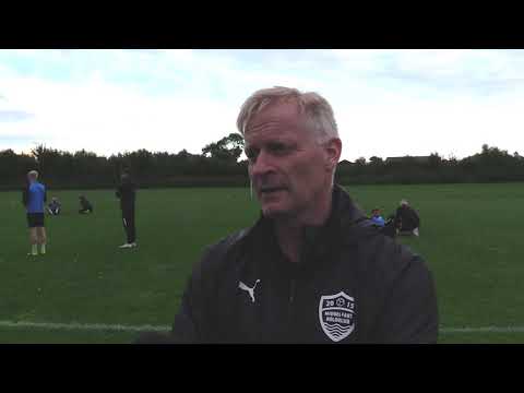 Optakt til kampen imod Boldklubben Marienlyst