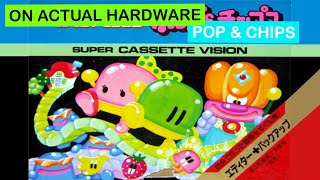 On Actual Hardware: Pop & Chips on the Super Cassette Vision  #Retro #Retrogaming