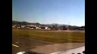 preview picture of video 'Airplane Alitalia take off at airport Florence Italy'