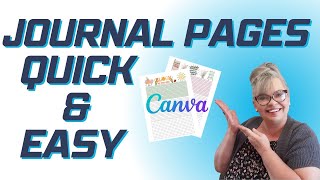 How To Make Your Own Journal Pages In Canva With Lined Notes, Bullet, & Grid Sections