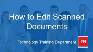 Use Foxit PhantomPDF to Edit Scanned Documents