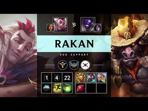 Rakan Support vs Alistar - KR Challenger Patch 25.19