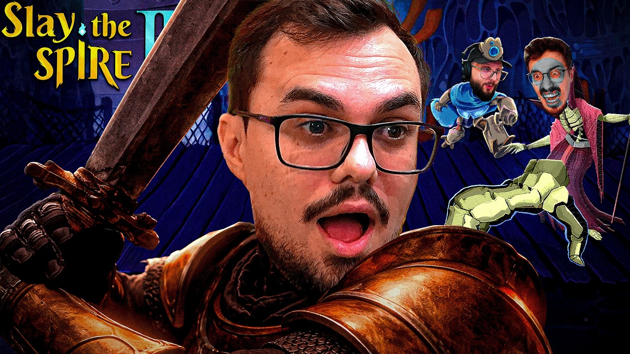 O TRIO DOS COLEGAS DANDO AULAS - Slay The Spire 2