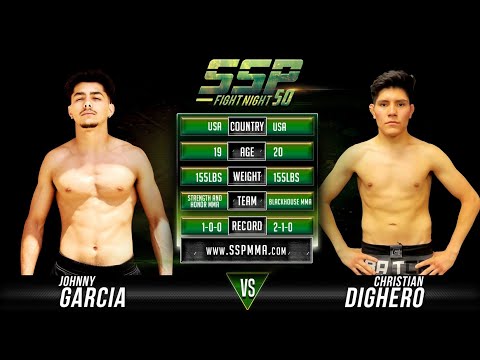 Christian Dighero vs Johnny Garcia - SSP 50